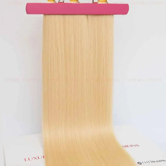 Light Blonde ( #24) Bone Straight I-Tip Hair Extensions 100g - Direct Factory Vietnam / AZ Hair Vietnam