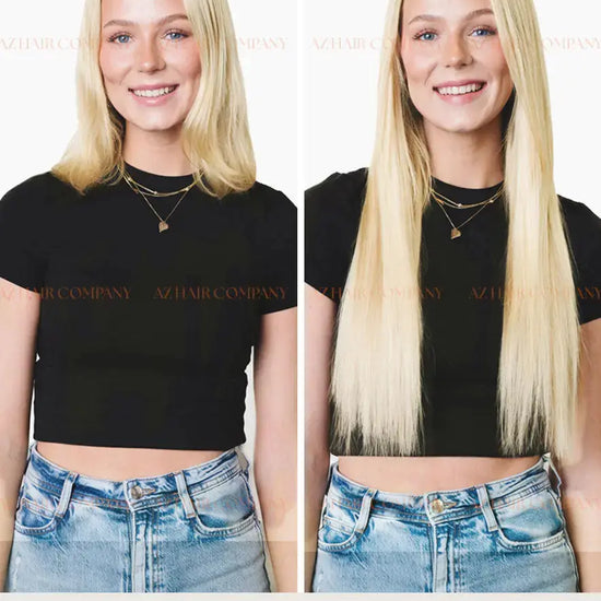 Light Blonde ( #24) Bone Straight I-Tip Hair Extensions 100g - Direct Factory Vietnam / AZ Hair Vietnam