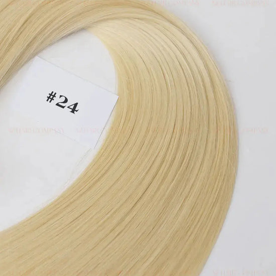 Light Blonde ( #24) Bone Straight I-Tip Hair Extensions 100g - Direct Factory Vietnam / AZ Hair Vietnam
