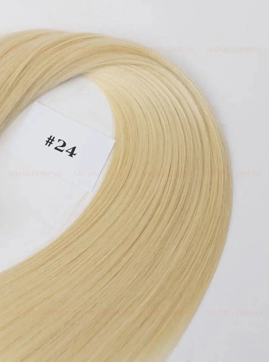 Light Blonde ( #24) Bone Straight I-Tip Hair Extensions 100g - Direct Factory Vietnam / AZ Hair Vietnam