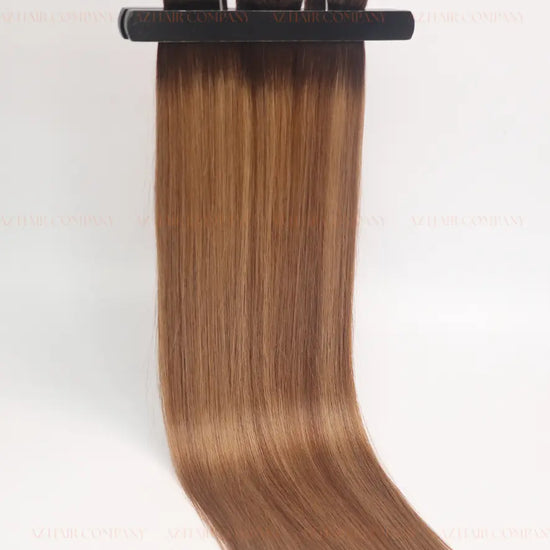 Balayage (#4/#4C) Bone Straight Machine Weft Hair Extensions 100g - 100% Vietnamese Human Hair / AZ Hair Vietnam