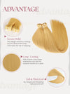 Light Blonde (#24C) Bone Straight Machine Weft Hair Extensions 100g - 100% Vietnamese Human Hair / AZ Hair Vietnam