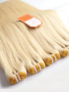 Light Blonde #60c Bone Straight Machine Weft Hair Extensions 100g - Single Donor Vietnamese Hair / AZ Hair Vietnam