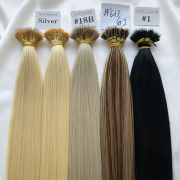 Bone Straight Nano Tip Hair Extensions 100g / AZ Hair Extensions