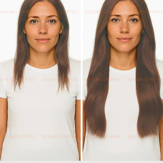 Dark Brown (#2C) Bone Straight Nano Tip Hair Extensions 100g - 100% Raw Vietnamese Human Hair / AZ Hair Vietnam