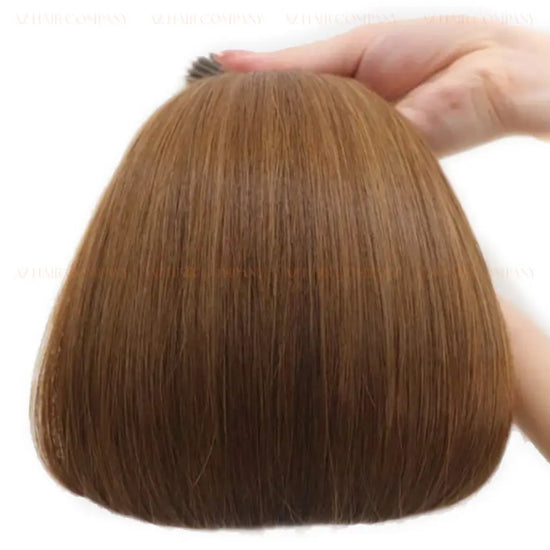Light Brown #4 Bone Straight Nano Tip Hair Extensions 100g - 100% Vietnamese Human Hair / AZ Hair Vietnam