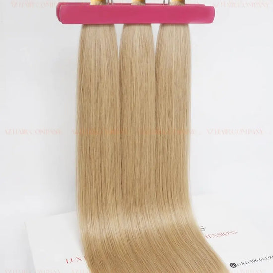 Light Brown #8ash Bone Straight Nano Tip Hair Extensions 100g - Vietnam Raw Hair /  AZ Hair Vietnam