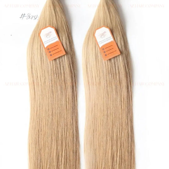 Light Brown #8ash Bone Straight Nano Tip Hair Extensions 100g - Vietnam Raw Hair /  AZ Hair Vietnam
