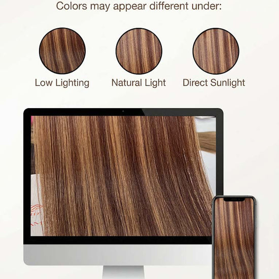 Dark Brown #2ash/#4ash Straight Regular Clip In Hair Extensions 7pcs 150g