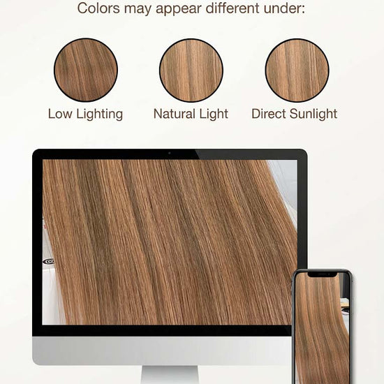 Highlight (#4/#7C) Regular Clip In Hair Extensions 150g
