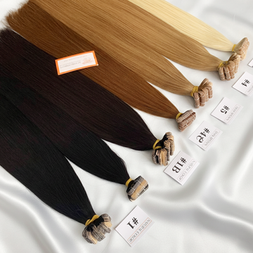 Bone Straight Regular Tape In Hair Extensions 100g / AZ Hair Vietnam
