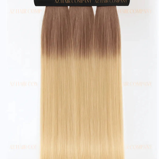 Balayage (#60ash/#2) Bone Straight Regular Tape In Hair Extensions 100g - Vietnamese Raw Hair /  AZ Hair Vietnam