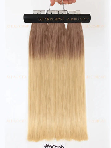 Balayage (#60ash/#2) Bone Straight Regular Tape In Hair Extensions 100g - Vietnamese Raw Hair /  AZ Hair Vietnam