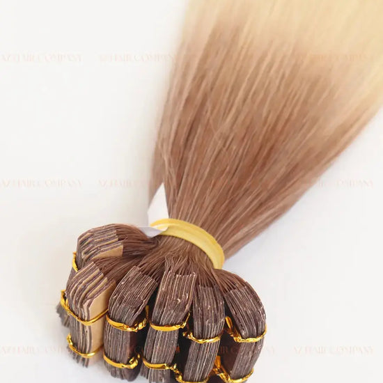 Balayage (#60ash/#2) Bone Straight Regular Tape In Hair Extensions 100g - Vietnamese Raw Hair /  AZ Hair Vietnam