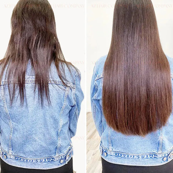 Dark Brown (#2C) Bone Straight Regular Tape In Hair Extensions 100g - AZ Hair Vietnam Factory / AZ Hair Vietnam