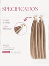 Highlight (#2ash/#60C) Bone Straight Regular Tape In Hair Extensions 100g - 100% Vietnamese Human Hair / AZ Hair Vietnam