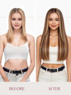 Highlight (#2ash/#60C) Bone Straight Regular Tape In Hair Extensions 100g - 100% Vietnamese Human Hair / AZ Hair Vietnam