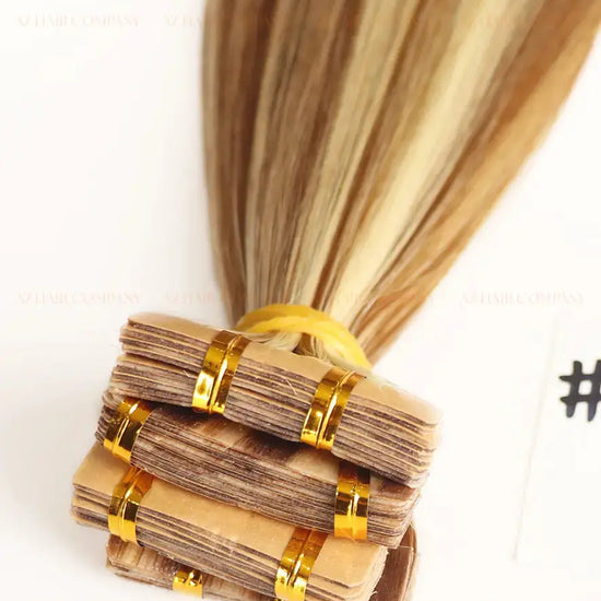 Highlight #60ash/#4ash Bone Straight Regular Tape In Hair Extensions 100g - Factory Direct Vietnam / AZ Hair Vietnam