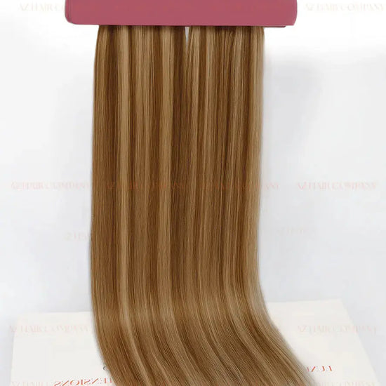 Highlight (#613/#5) Bone Straight Regular Tape In Hair Extensions 100g - 100% Vietnamese Human Hair / AZ Hair Vietnam