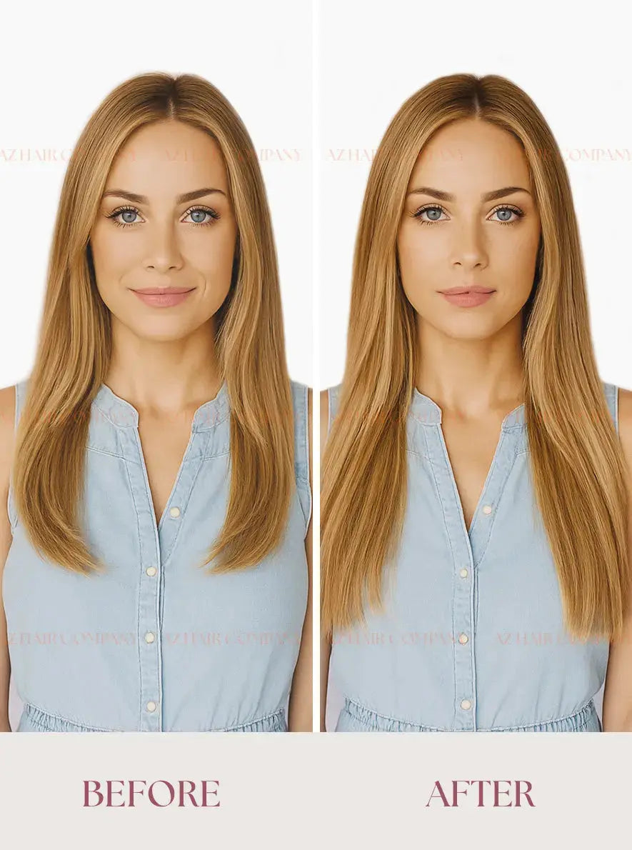 Highlight (#613/#5) Bone Straight Regular Tape In Hair Extensions 100g - 100% Vietnamese Human Hair / AZ Hair Vietnam