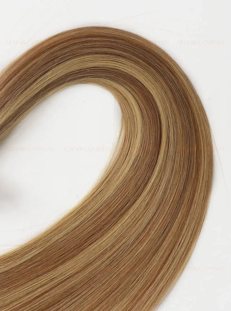 Highlight (#613/#5) Bone Straight Regular Tape In Hair Extensions 100g - 100% Vietnamese Human Hair / AZ Hair Vietnam
