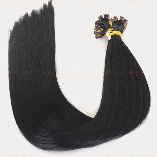 Jet Black (#1) Bone Straight Regular Tape In Hair Extensions 100g - Raw Vietnamese Hair / AZ Hair Vietnam