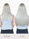 Light Blonde (#18B) Bone Straight Regular Tape In Hair Extensions 100g -AZ Hair Factory / AZ Hair Vietnam