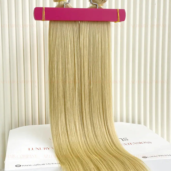 Light Brown #8ash Bone Straight Regular Tape In Hair Extensions 100g - Single Donor Vietnamese Hair / AZ Hair Vietnam