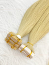 Light Brown #8ash Bone Straight Regular Tape In Hair Extensions 100g - Single Donor Vietnamese Hair / AZ Hair Vietnam