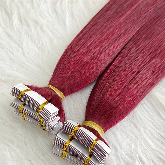 Light Blonde #AZ13 Regular Tape In Hair Extensions 100g - Raw Vietnamese Hair / AZ Hair Vietnam