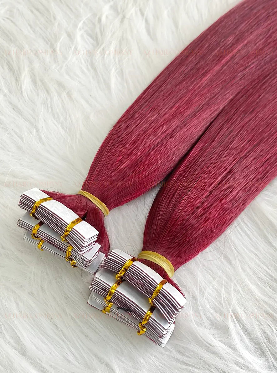 Light Blonde #AZ13 Regular Tape In Hair Extensions 100g - Raw Vietnamese Hair / AZ Hair Vietnam