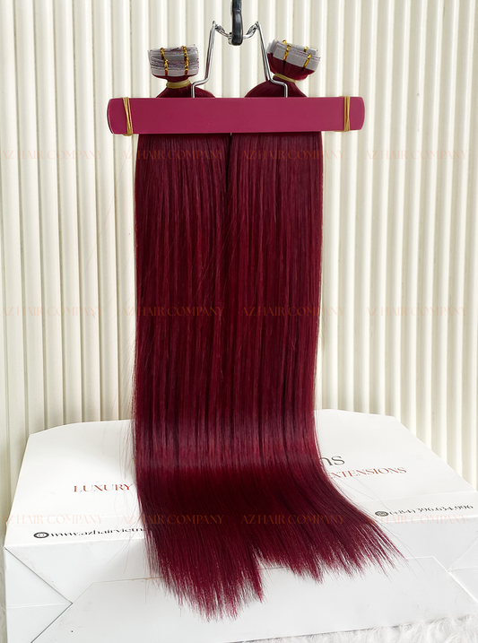 Light Blonde #AZ13 Regular Tape In Hair Extensions 100g - Raw Vietnamese Hair / AZ Hair Vietnam