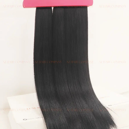 Jet Black (#1) Bone Straight U Tip Hair Extensions 100g - Vietnam Raw Hair / AZ Hair Vietnam