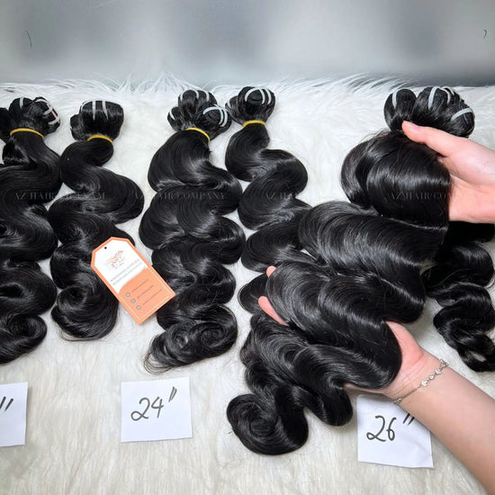 Body Wave Bundles - Raw Vietnamese Hair | #1B Natural Black AZ Hair Vietnam