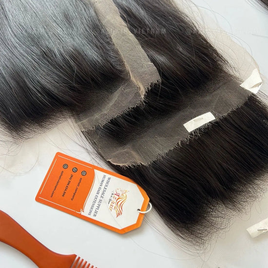 13x4 HD Lace Frontal - Bone Straight | #1B Natural Black AZ Hair Vietnam