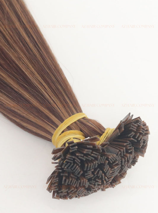 Highlight (#2ash/#4ash) Flat Tip Hair Extensions 100g