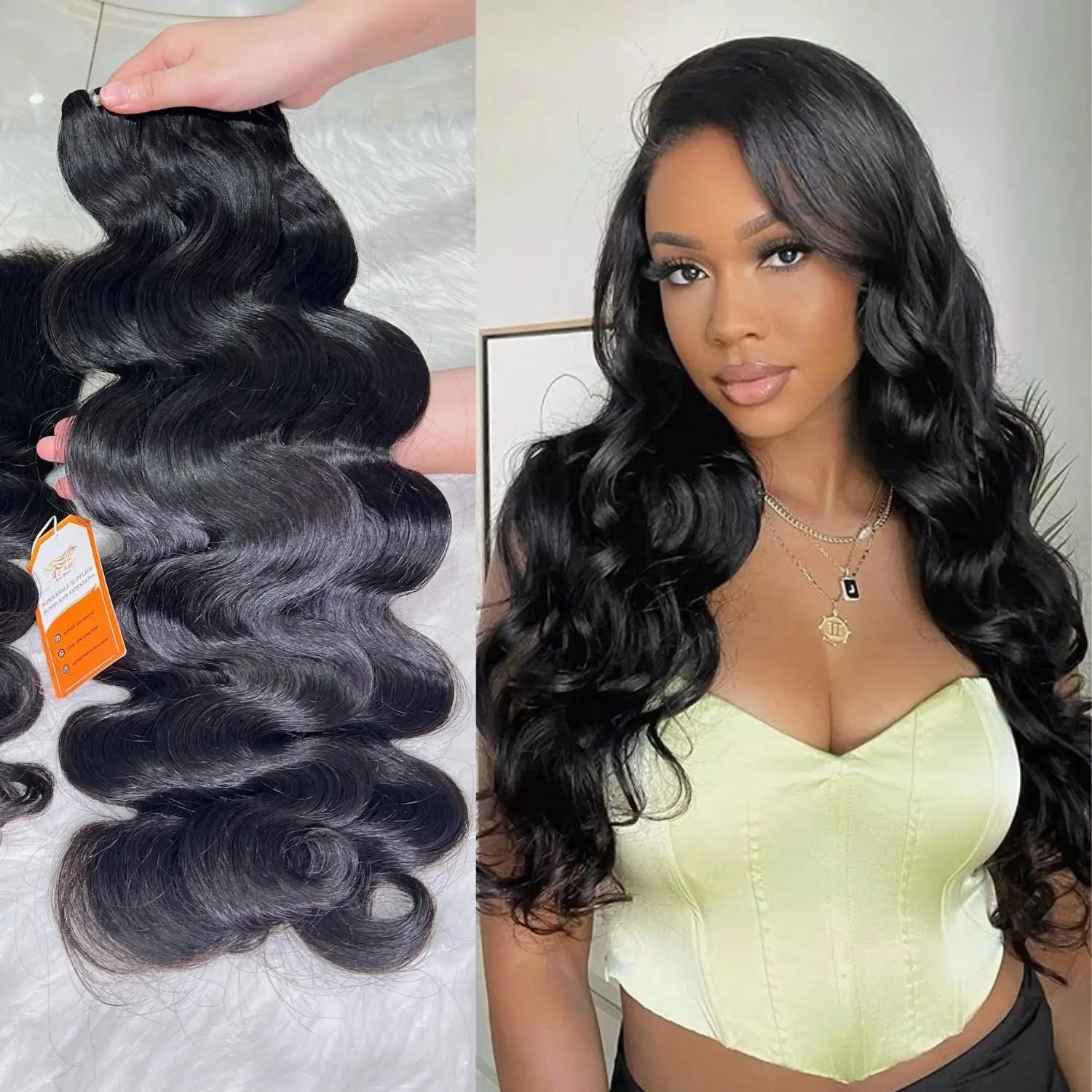 Body Wave Bundles - Raw Vietnamese Hair | #1B Natural Black AZ Hair Vietnam
